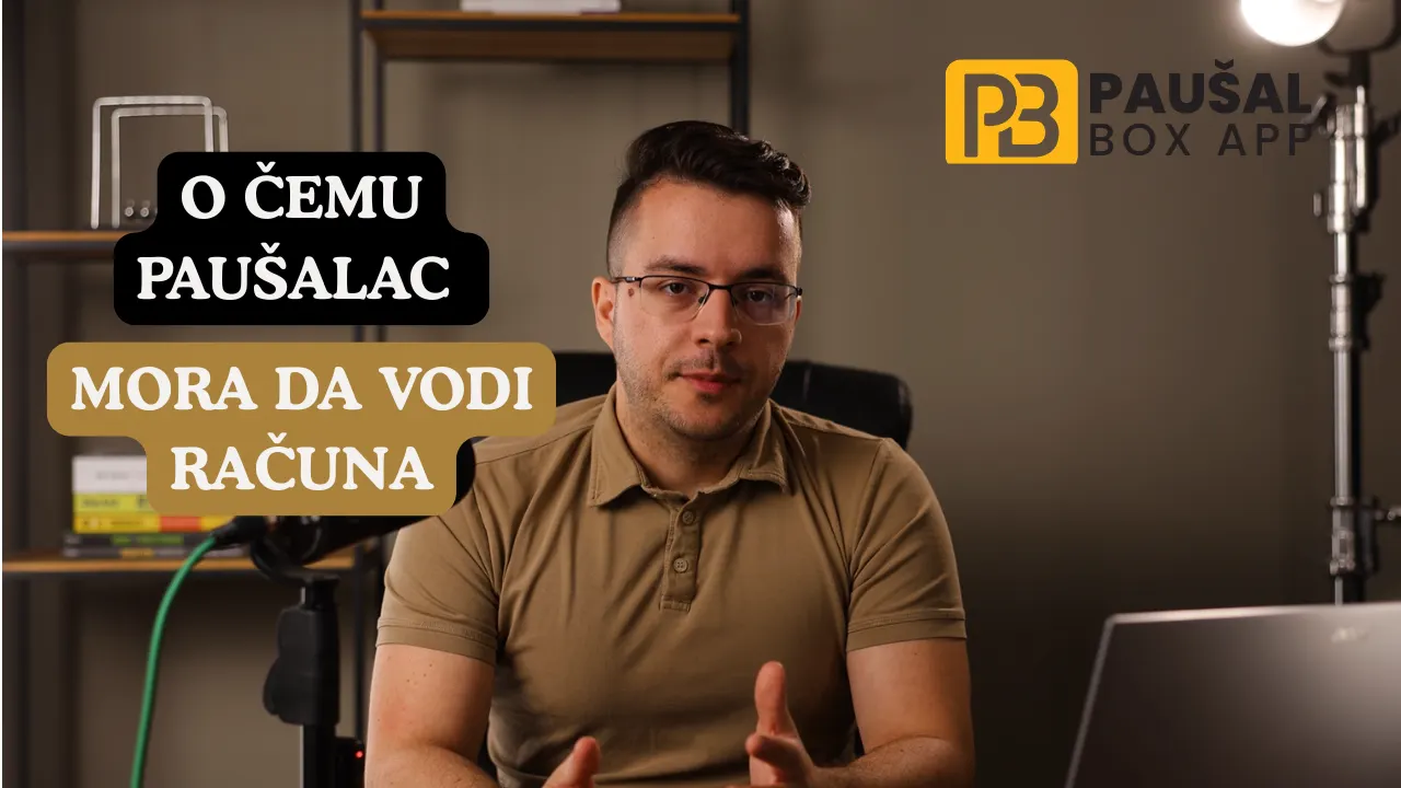 Nikola Glintić u videu: O čemu paušalac mora da vodi računa
