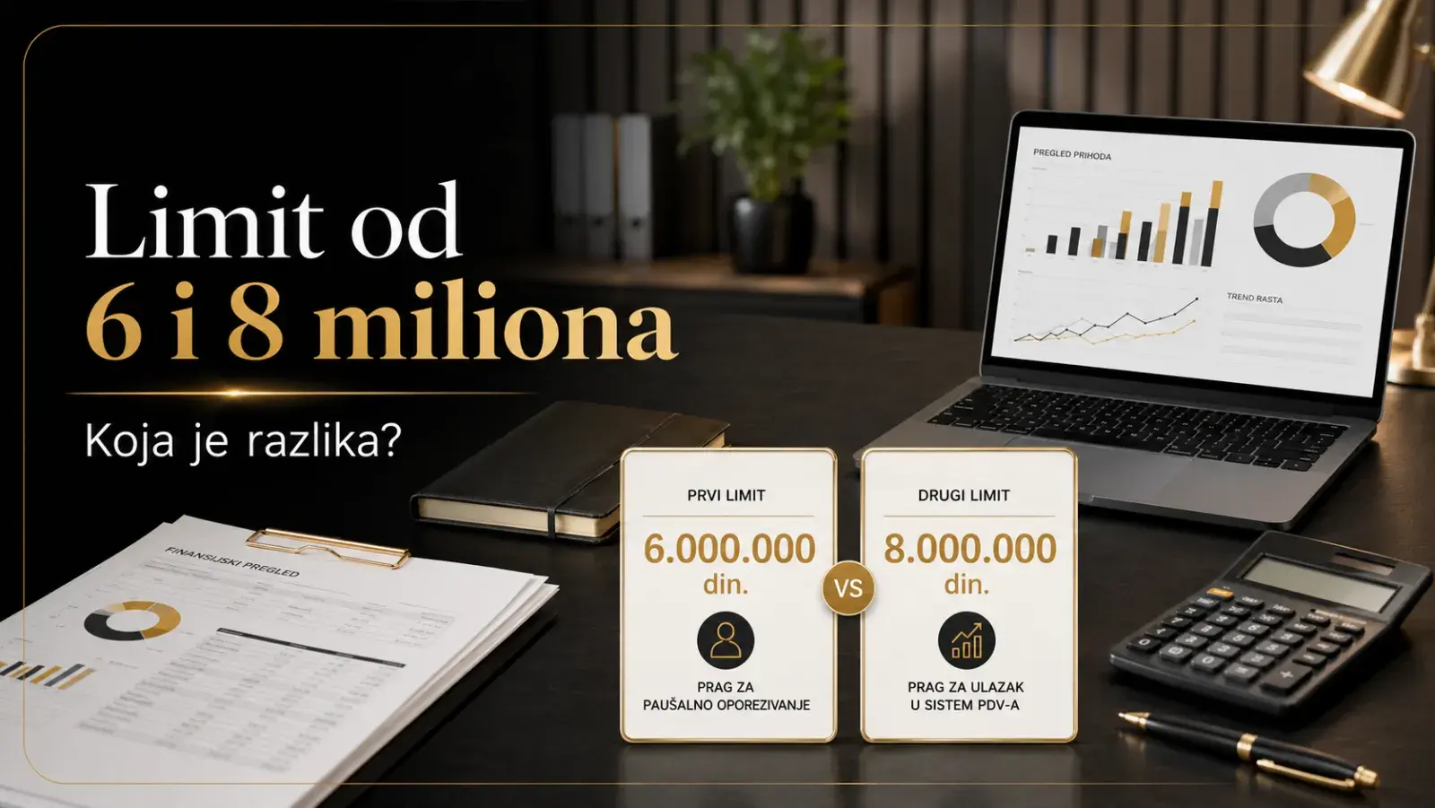 Limiti od 6 i 8 miliona dinara za preduzetnike paušalce
